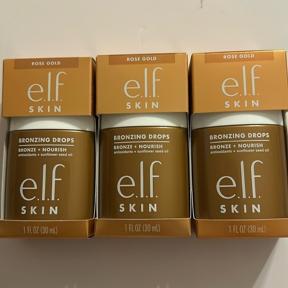 ELF Other - e.l.f. Cosmetics Bronzing Drops BRONZE 1 - ROSE GOLD (LOT OF 3) BRAND NEW